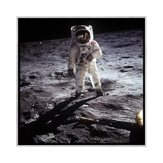 iCanvas "Buzz Aldrin Moonwalker" by NASA Framed - Bed Bath & Beyond